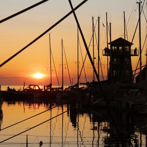 Sommarstugor i Bagenkop Harbour på Langeland