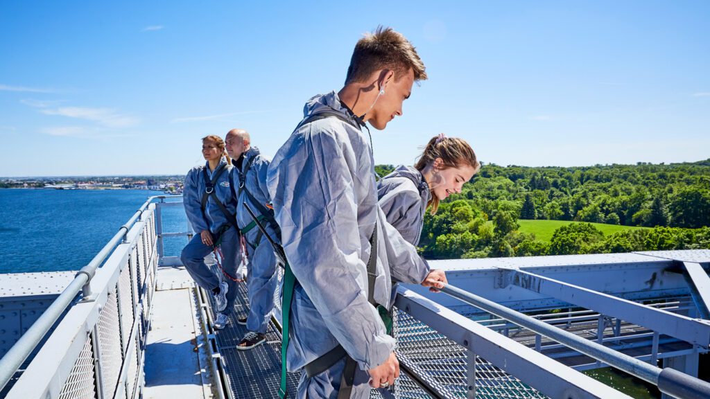 Bridgewalking Lillebælt på Fyn