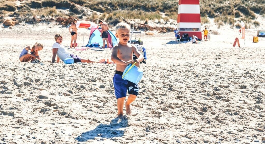 Klegod strand i Vestjylland