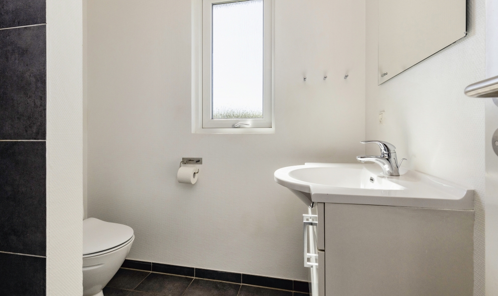 Ett av badrummen i lyxstuga nr 267