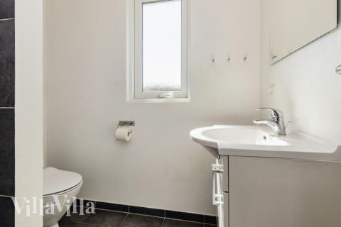 Ett av badrummen i lyxstuga nr 267