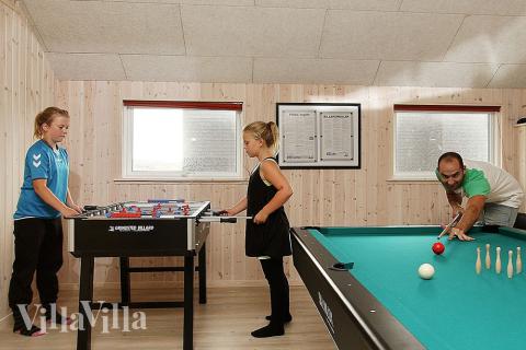 I aktivitetsrummet kan man även utmana varandra vid fotbollsbordet