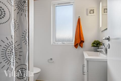 Ett av badrummen i lyxstuga nr 304