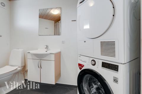 Ett av badrummen i lyxstuga nr 234