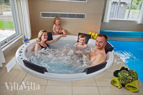 Här kan alla besökare njuta av ultimat avkoppling med spa bad och bastu