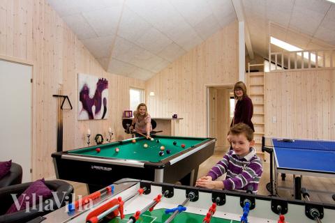 I det här huset är man alltid garanterad en härlig semester fulla av roliga aktiviteter - oavsett väder och årstid