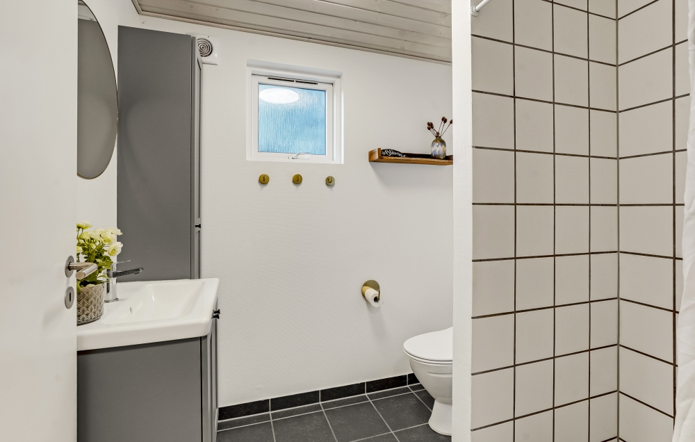 Ett av badrummen i lyxstuga nr 189