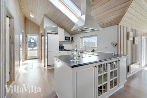 Välinrett kök i lyxstuga nr 232 i Lolland/Falster/Møn.