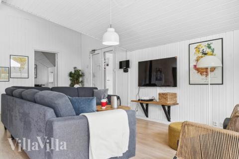 Soffhörnan i lyxstuga 212 i Lolland/Falster/Møn.