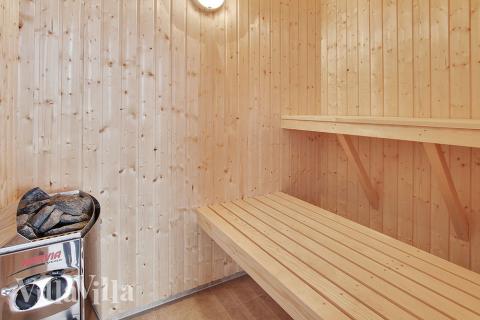 Underbart att koppla av i bastun..