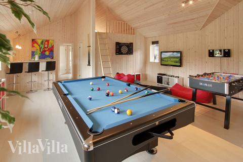 Husets alla aktiviteter säkerställer en upplevelserik semester oavsett väder och årstid