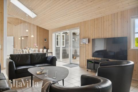 Soffhörnan i lyxstuga 208 i Lolland/Falster/Møn.