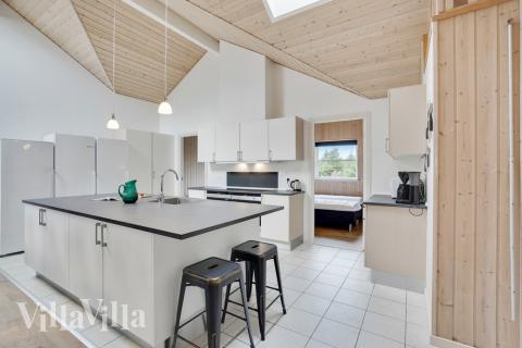 Välinrett kök i lyxstuga nr 206 i Lolland/Falster/Møn.