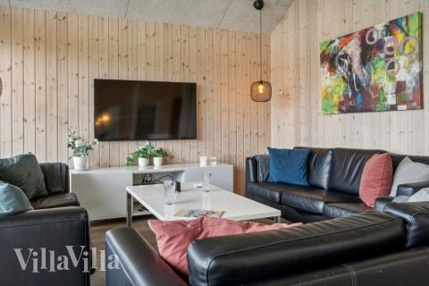 Soffhörnan i lyxstuga 306 i Lolland/Falster/Møn.