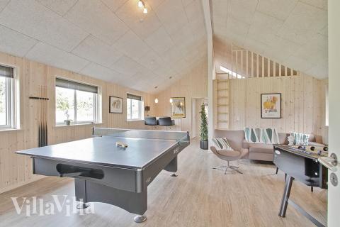 De aktiva gästerna kan utmana varandra i aktivitetsrummet, som har både biljard/bordtennis, fotballspel och dart