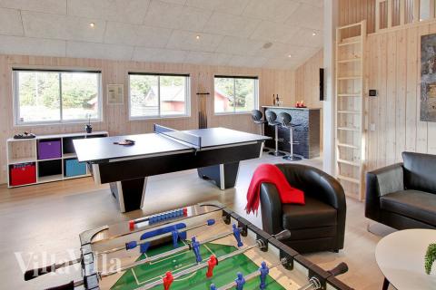 Husets alla aktivitetsmöjligheter säkrar en spännande semester oavsett väder och årstid