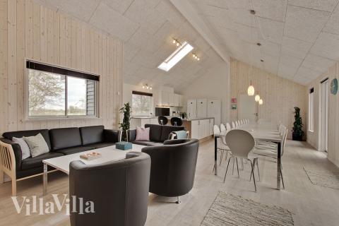 Vardagsrummet är perfekt för att samla den stora familjen och vänner