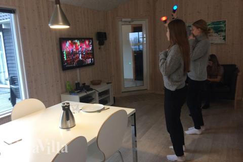 Tävla i sommarhusets aktivitetsrum när ni besöker lyxhus nr 316 i Fyn och öar.