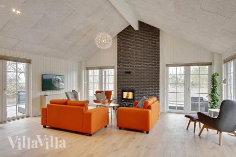 Lyxstuga nr 342 har ett fantastiskt vardagsrum.