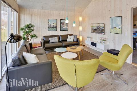 Lyxstuga nr 344 har ett fantastiskt vardagsrum.