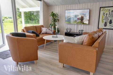 Lyxstuga nr 349 har ett fantastiskt vardagsrum.