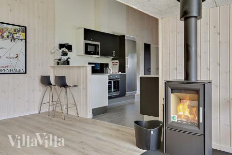 Köket i lyxstuga nr 349 är generöst inrett.