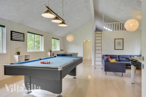 Lyxstuga 365 för 20 personer har ett stort aktivitetsrum med bl.a. biljard och dart