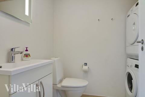 Ett av badrummen i lyxstuga nr 370