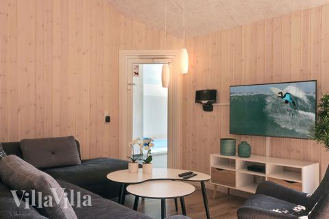 Lyxstuga nr 369 har ett fantastiskt vardagsrum.