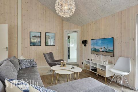 Lyxstuga nr 375 har ett fantastiskt vardagsrum.