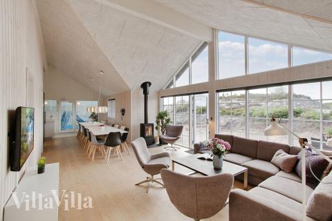 Lyxstuga nr 383 har ett fantastiskt vardagsrum.