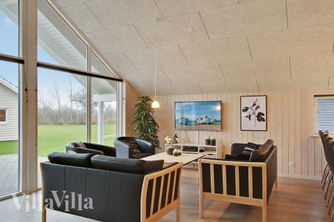 Lyxstuga nr 702 har ett fantastiskt vardagsrum.