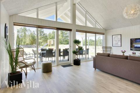 Lyxstuga nr 396 har ett fantastiskt vardagsrum.