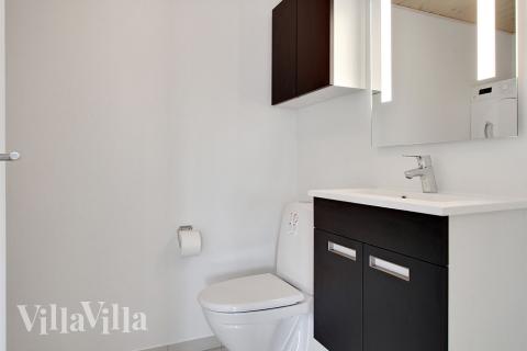 Ett av badrummen i lyxstuga nr 706