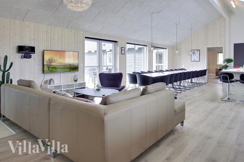 Lyxstuga nr 706 har ett fantastiskt vardagsrum.