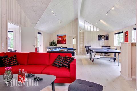 Tävla i sommarhusets aktivitetsrum när ni besöker lyxhus nr 715 i Tyskland.