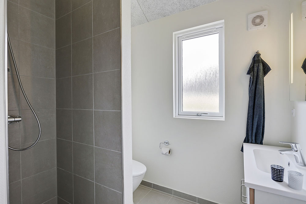 Ett av badrummen i lyxstuga nr 398