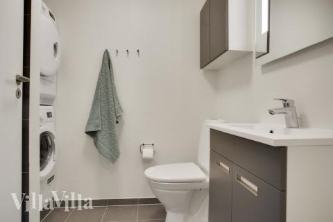 Ett av badrummen i lyxstuga nr 406