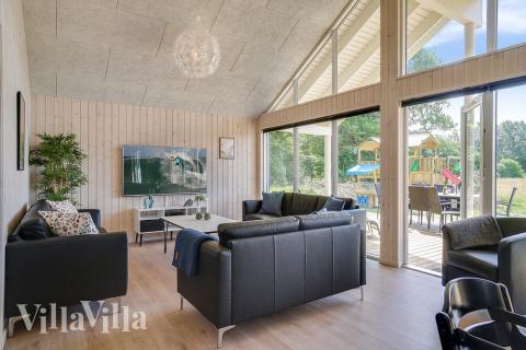 Lyxstuga nr 416 har ett fantastiskt vardagsrum.