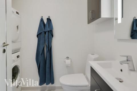 Ett av badrummen i lyxstuga nr 403