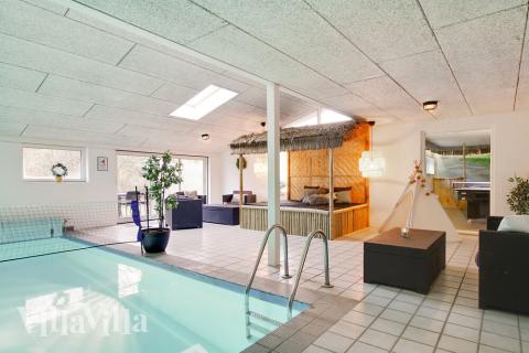 Ta ett dopp i poolen i lyxhus nr 423 i Østjylland.