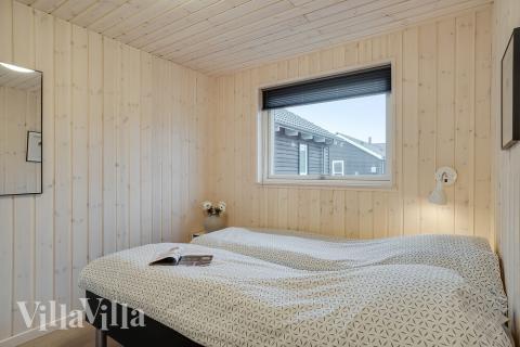 Ett av de 4 utmärkta sovrummen i lyxstuga nr 723 i Tyskland.