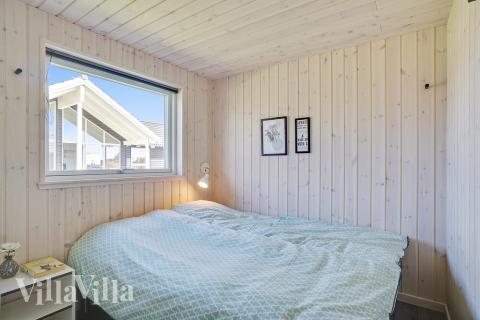 Ett av de 4 utmärkta sovrummen i lyxstuga nr 722 i Tyskland.