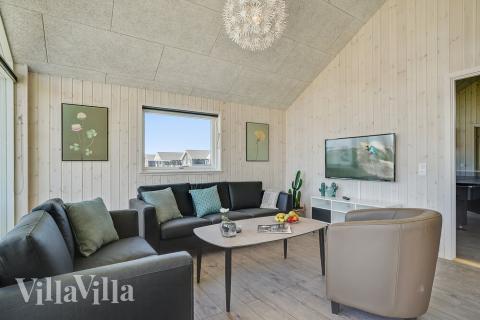 Lyxstuga nr 722 har ett fantastiskt vardagsrum.