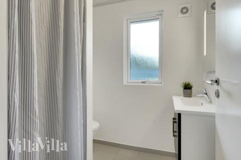 Ett av badrummen i lyxstuga nr 438