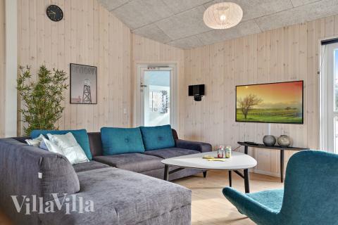 Lyxstuga nr 439 har ett fantastiskt vardagsrum.