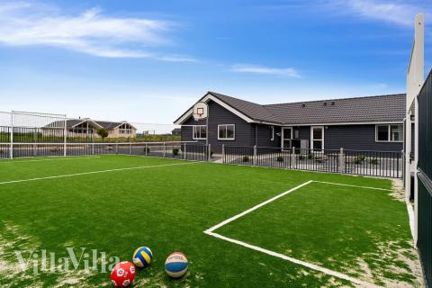 Stort utbud av utomhusaktiviteter vid lyxhus nr 429 i  Limfjorden.