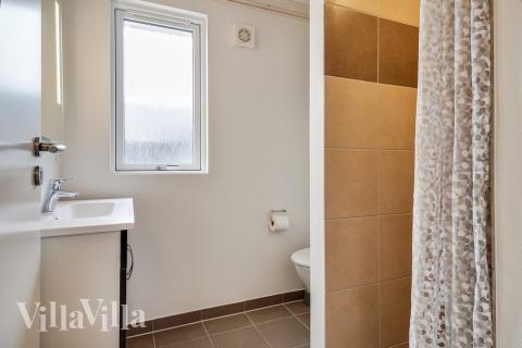 Ett av badrummen i lyxstuga nr 431