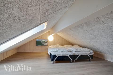 Några av de 10 sovplatserna finns på loftet i lyxstuga nr 719