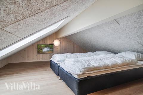 Några av de 10 sovplatserna finns på loftet i lyxstuga nr 725